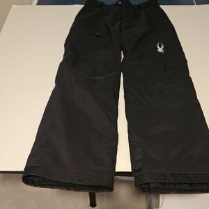 Spyder Black Ski Pants with Logo